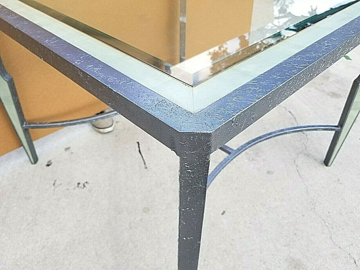 1980's Merle James Edelman for CASA BIQUE Tessellated Marble Dining Gaming Table