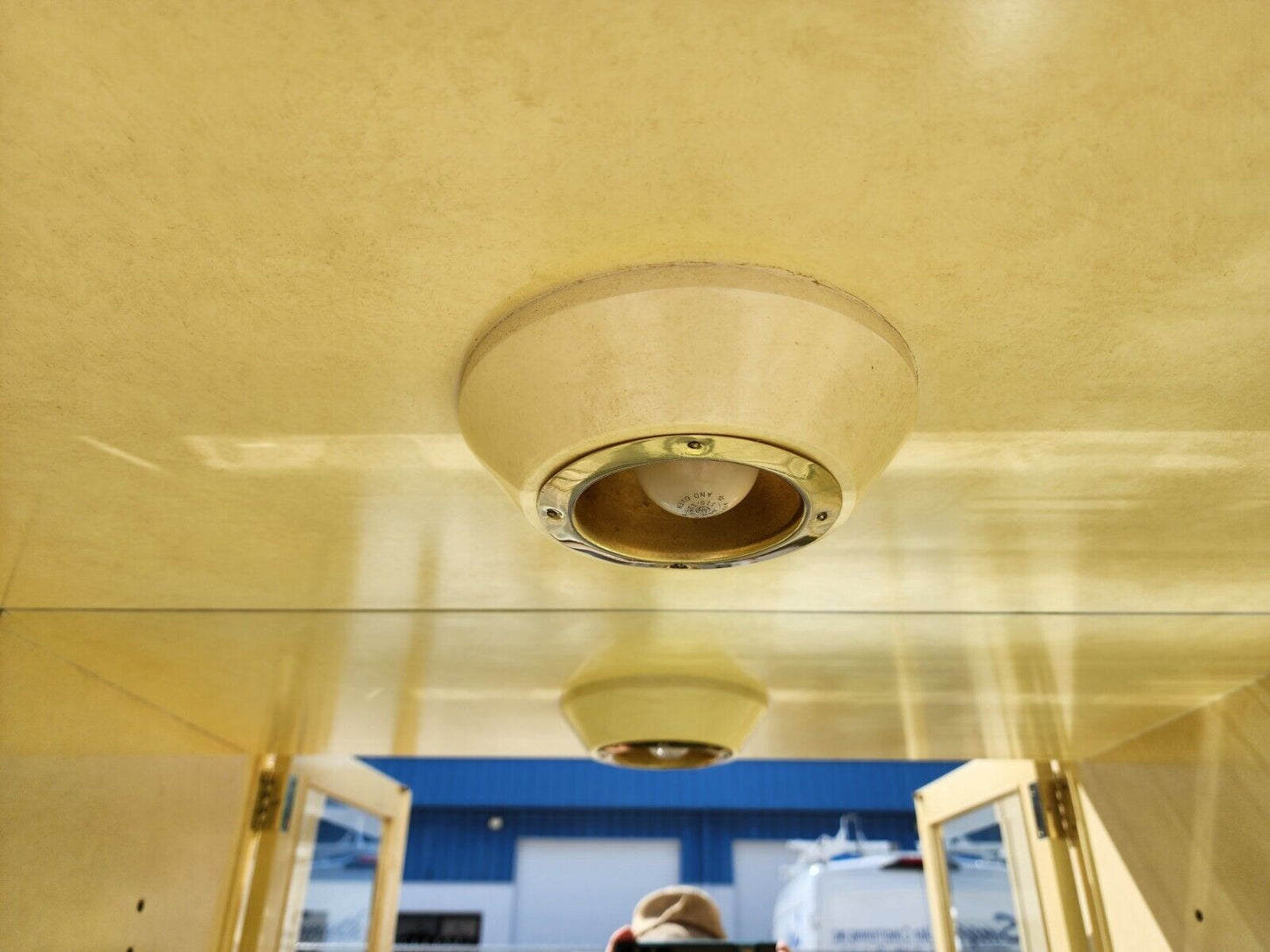 Faux Goatskin Display Etagere Bar Cabinets by JOHN STUART