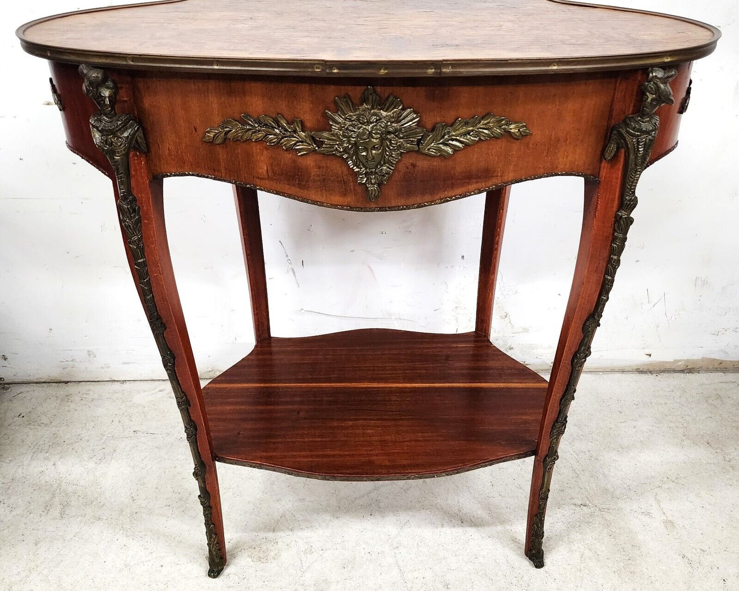 French Center Accent Lamp Table Louis XV Ormolu Mounts