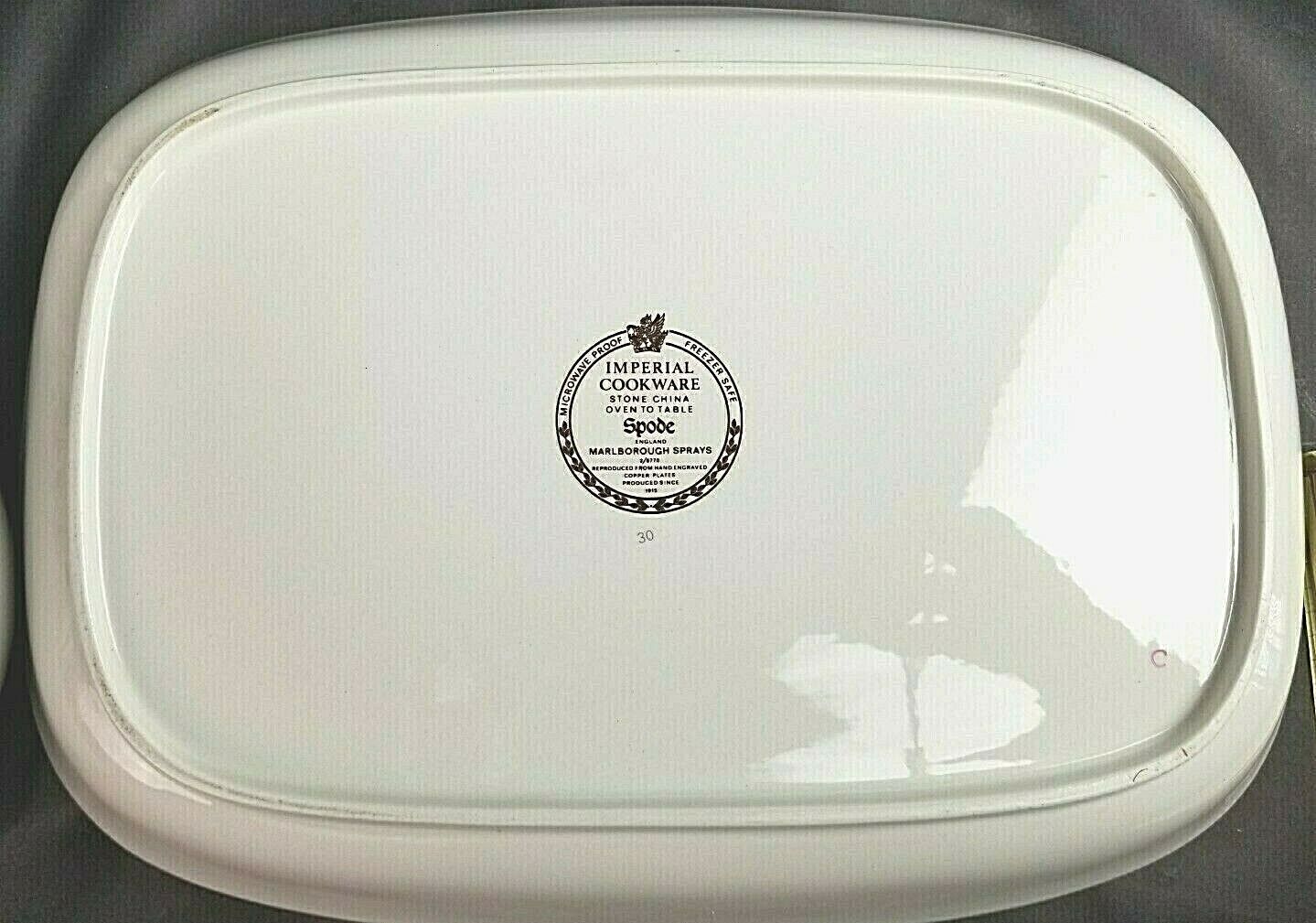 (1) Only SPODE MARLBOROUGH SPRAYS Rectangle Serving Dish 2/6770
