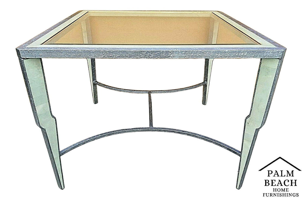 1980's Merle James Edelman for CASA BIQUE Tessellated Marble Dining Gaming Table