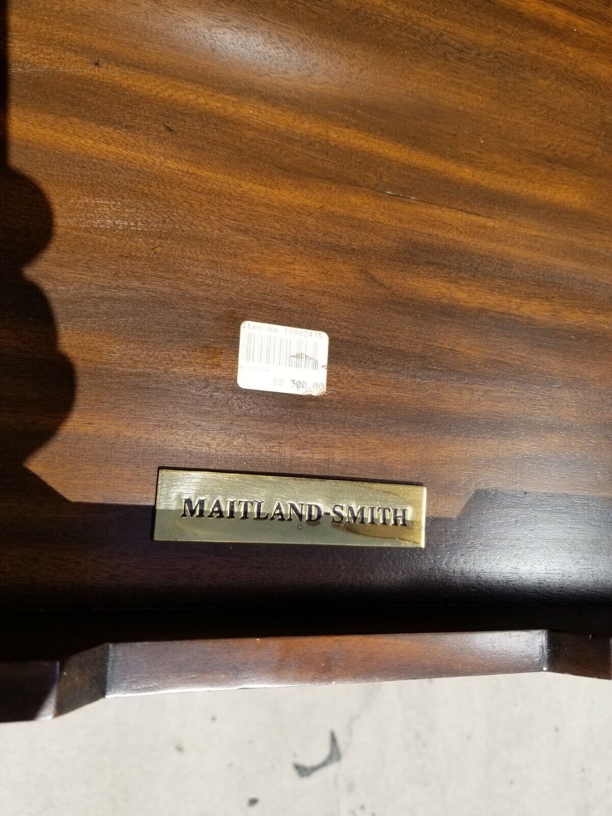 MAITLAND SMITH Asian Chinoiserie Chippendale Wardrobe Armoire Bamboo Wicker