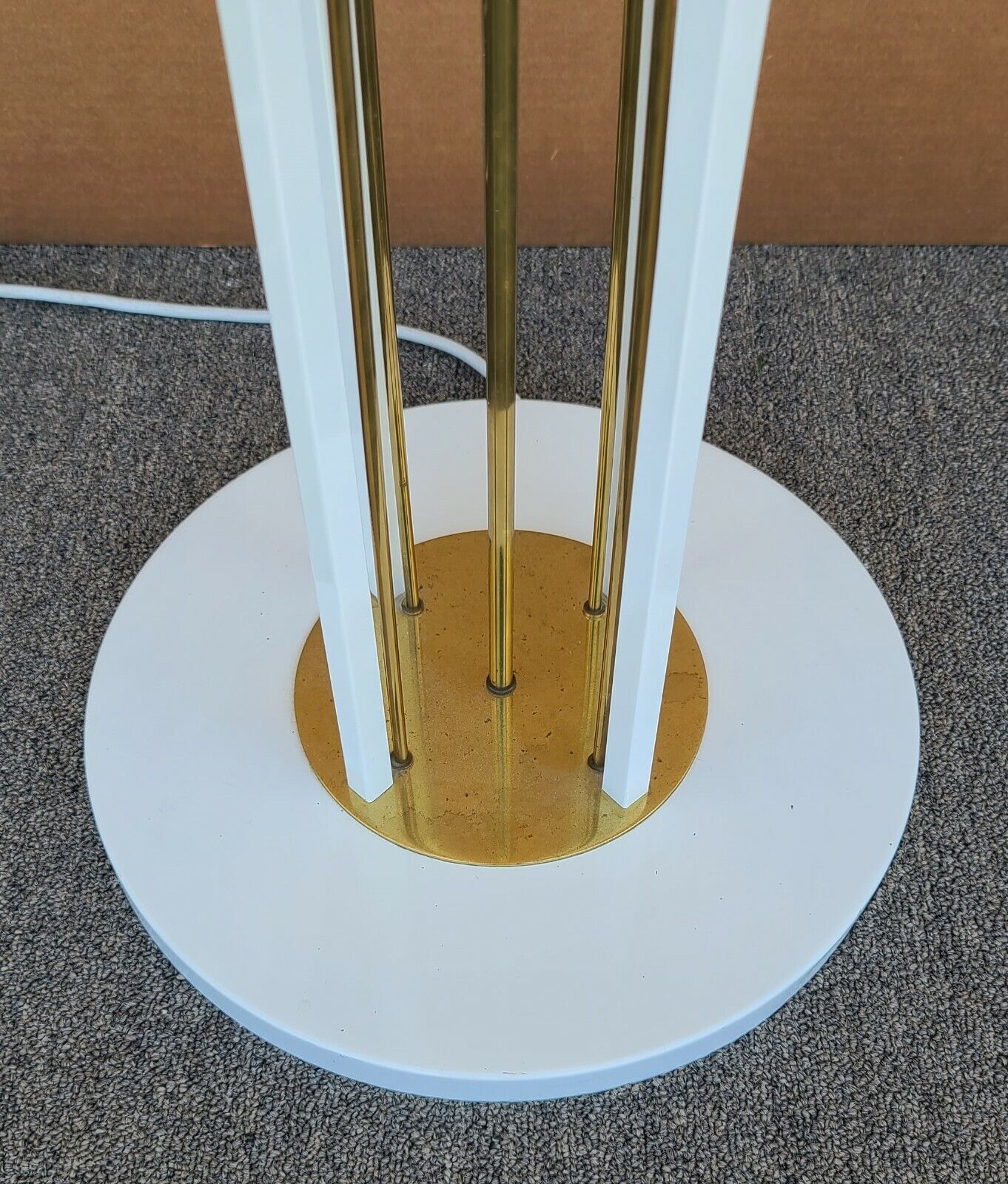 Pair of Massive 1970's Reggiani Italian Style Torchiere Floor Lamps