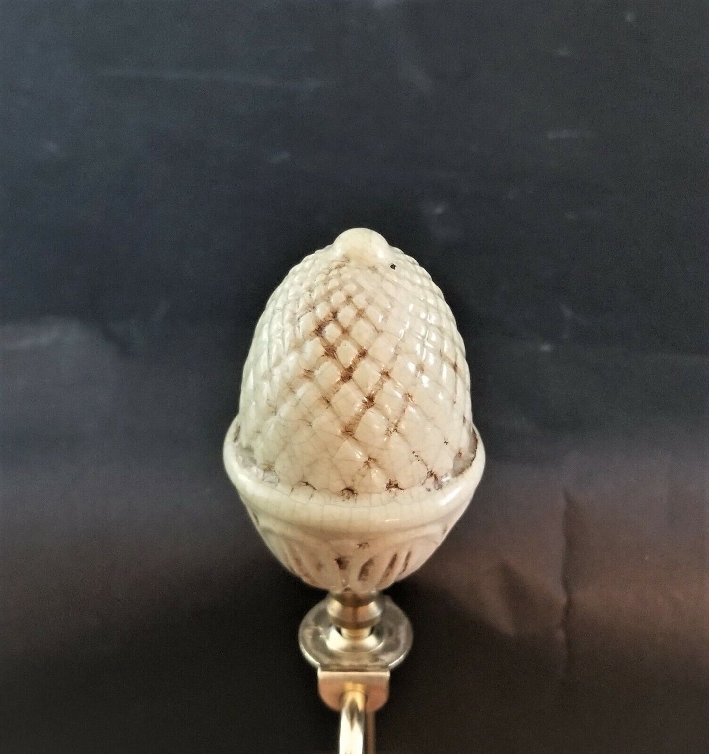 BRADBURN GALLERY Tropical Coastal Palm Leaves Crackle Finish Table Lamp