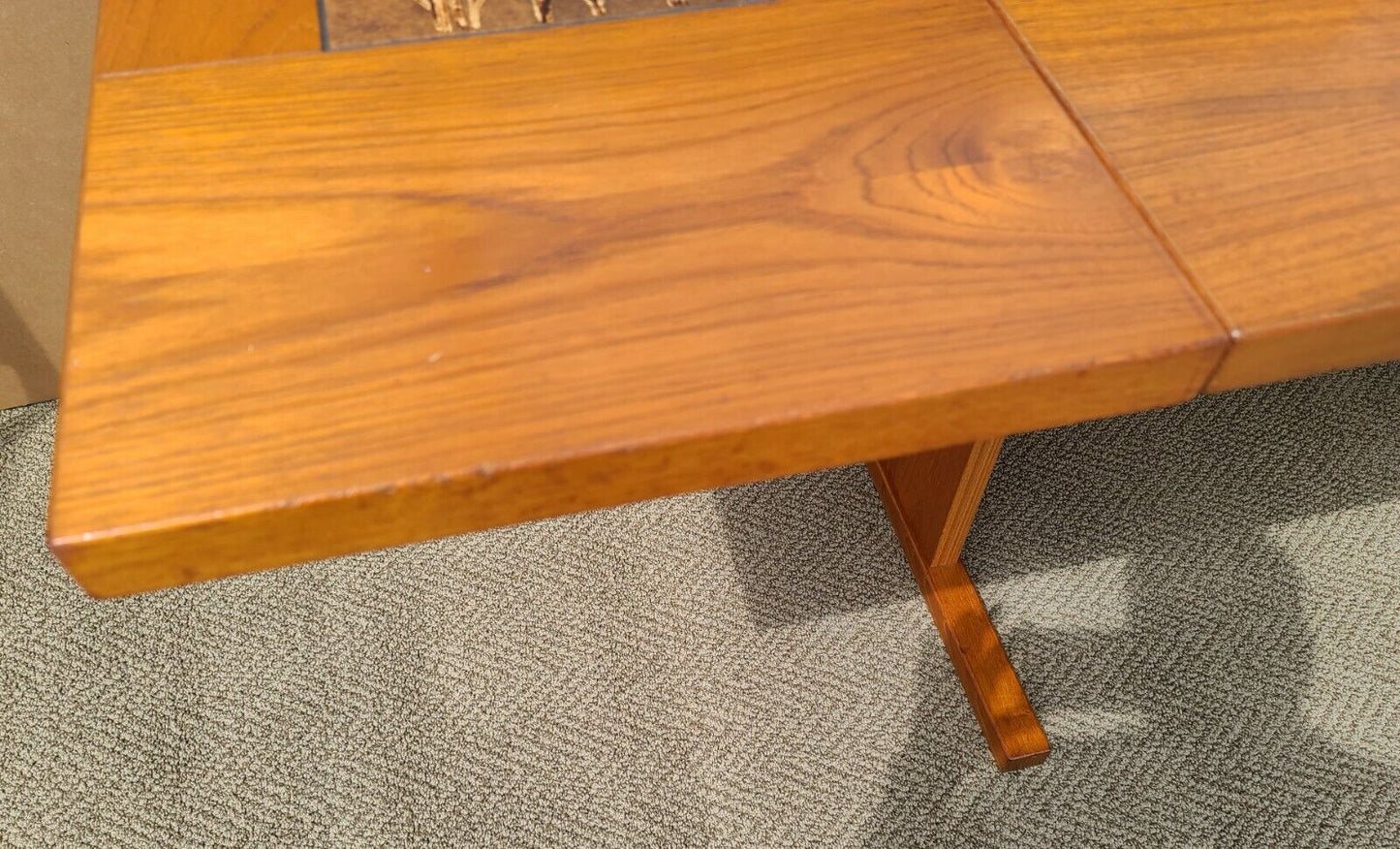MCM Dining Table Teak & Tile by GANGSO MOBLER