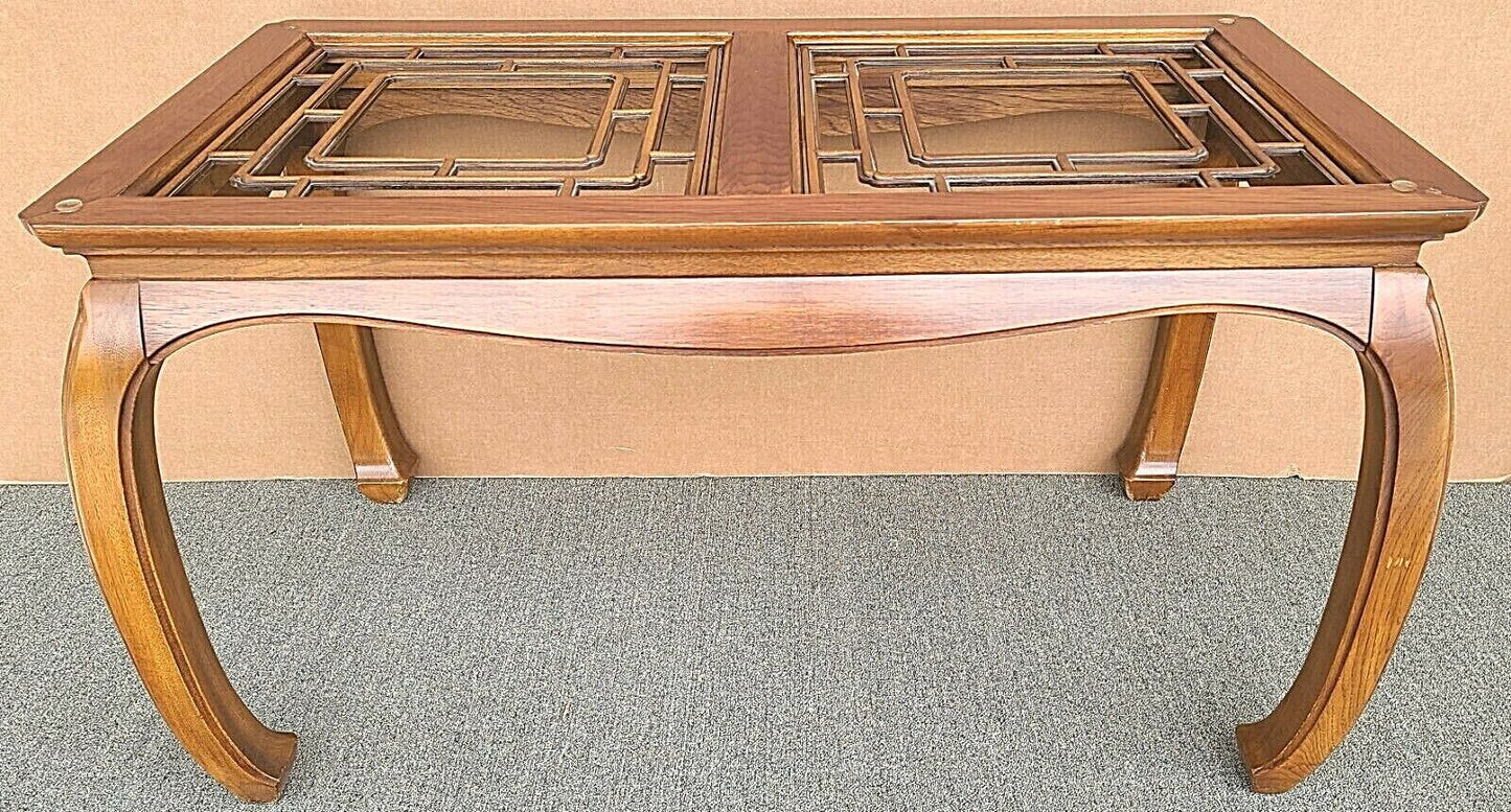 THOMASVILLE Mystique Asian Chinoiserie Ming Fretted Dining Table