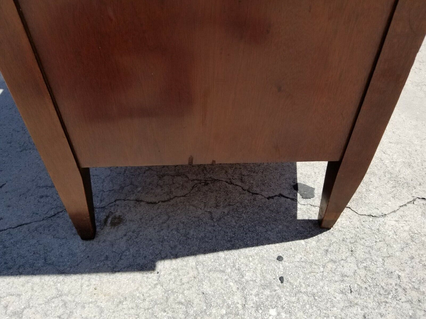 Antique VANLEIGH FURNITURE of New York Mahogany Federal Style Highboy Dresser