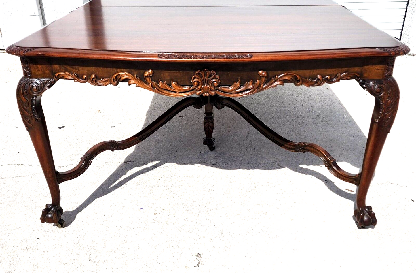 Antique Dining Table Walnut by ROYAL FURNITURE Co as Featured in FORBES MAGAZINE