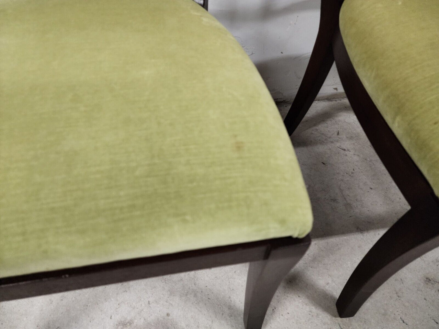 5 Mahogany Dining Chairs Cane Back by PALECEK