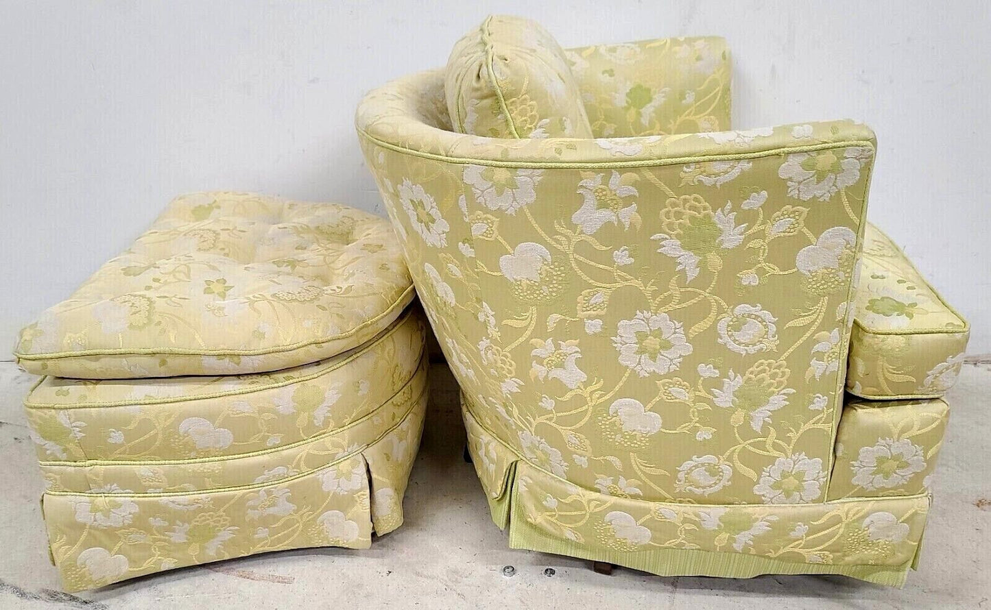 Swivel Rocker Lounge Chair & Ottoman by HICKORY HOUSE