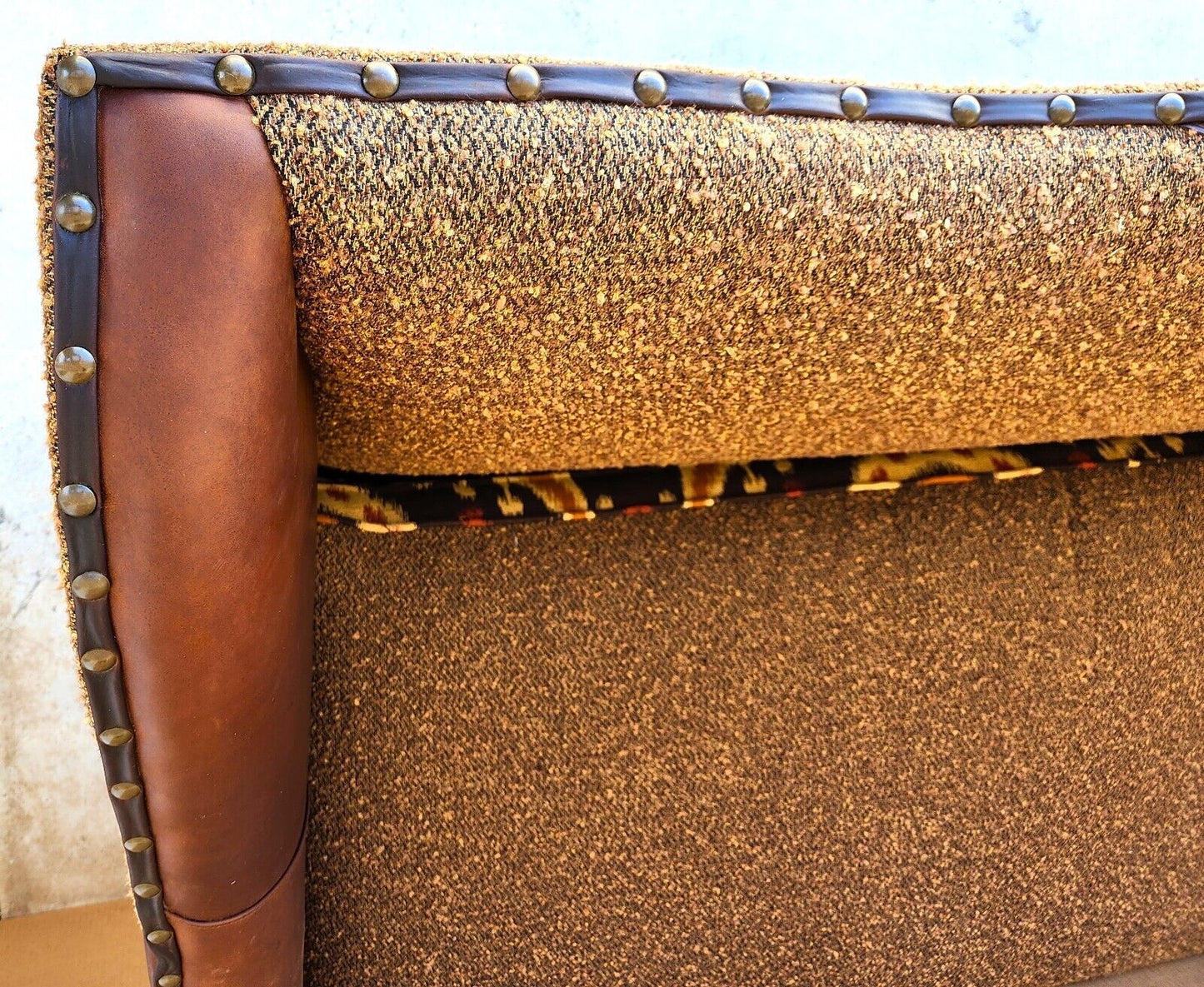 Western Leather Sofa by PAUL ROBERT