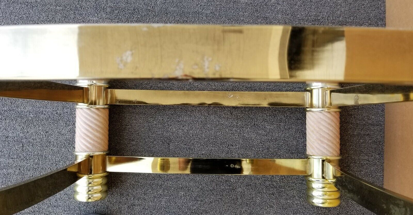 Mid-Century Faux Elephant Tusk Side End Tables Tommaso Barbi Style - a Pair