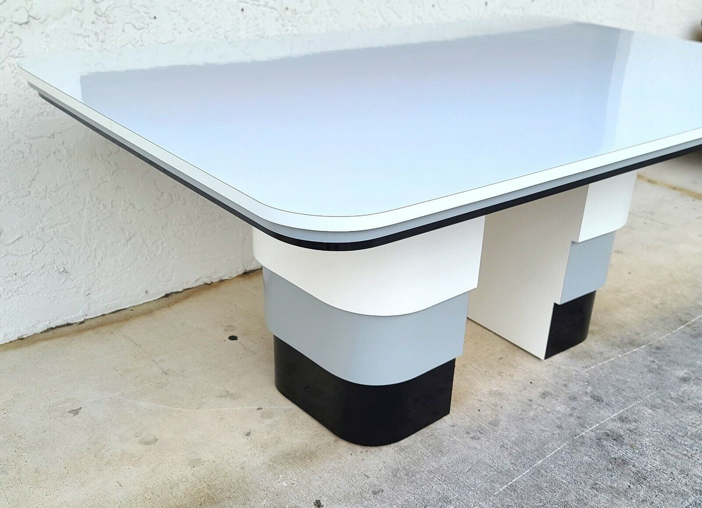 1970's Mid Century Modern Laminate Dining Table