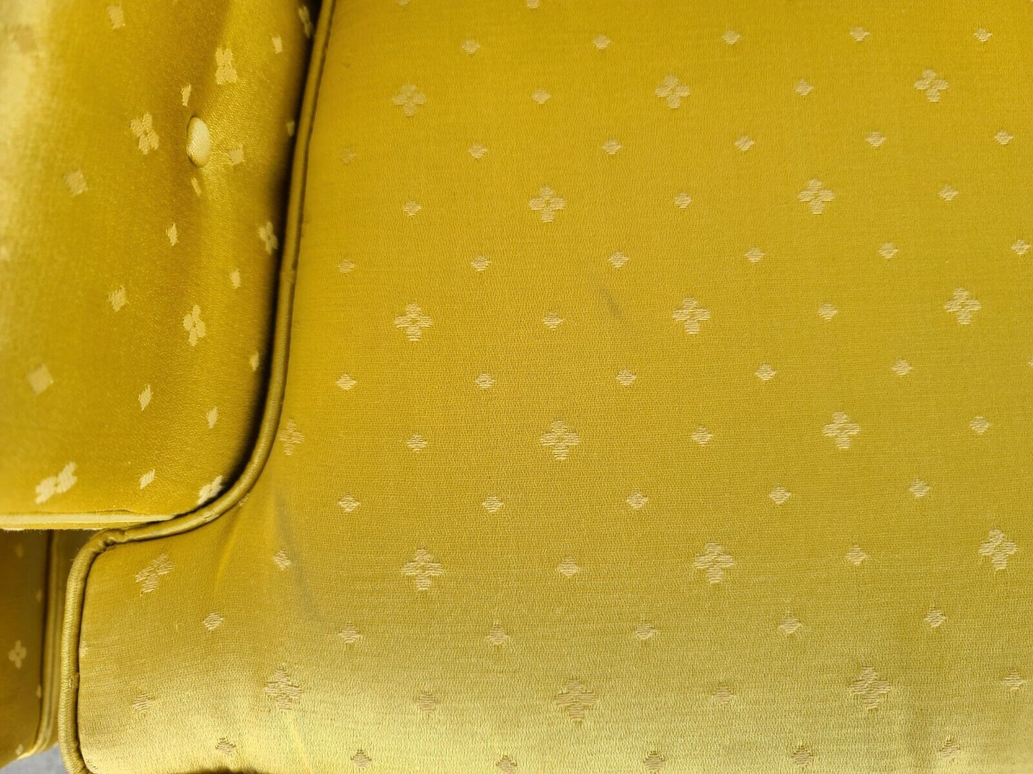 Mid Century SILVER CRAFT Hollywood Regency Tufted Club Lounge Chairs - A Pair