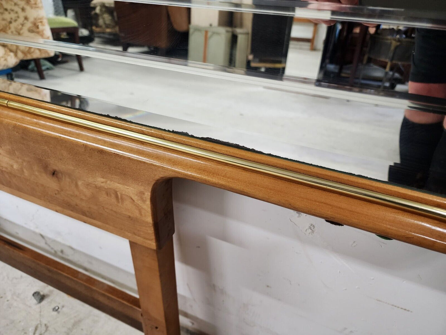Vintage MCM Queen Headboard By AMERICAN OF MARTINSVILLE