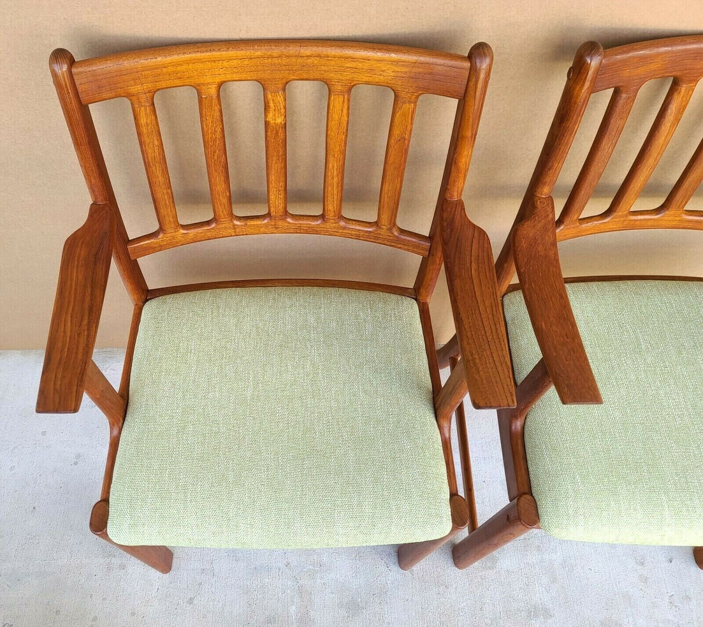 Johannes Andersen Teak Dining Chairs for Uldum Møbelfabrik - Set of 4