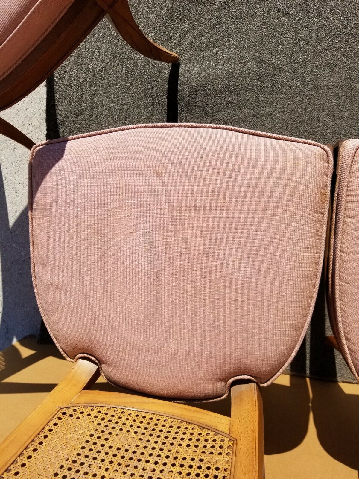 Mid Century Modern Vintage DREXEL Klismos Caned High Back Dining Chairs Set of 6