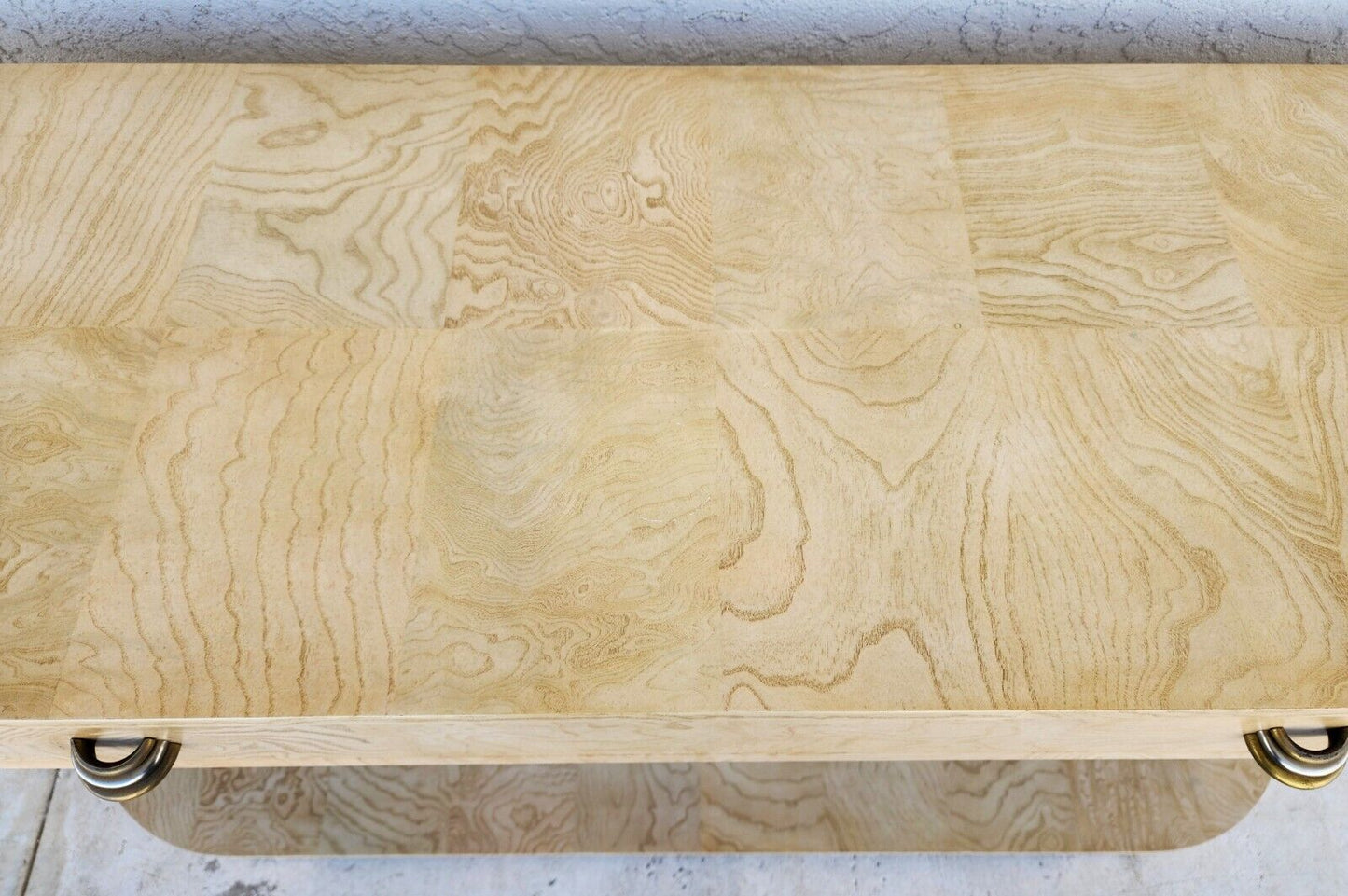 TV Console Sofa Table Burl by HENREDON