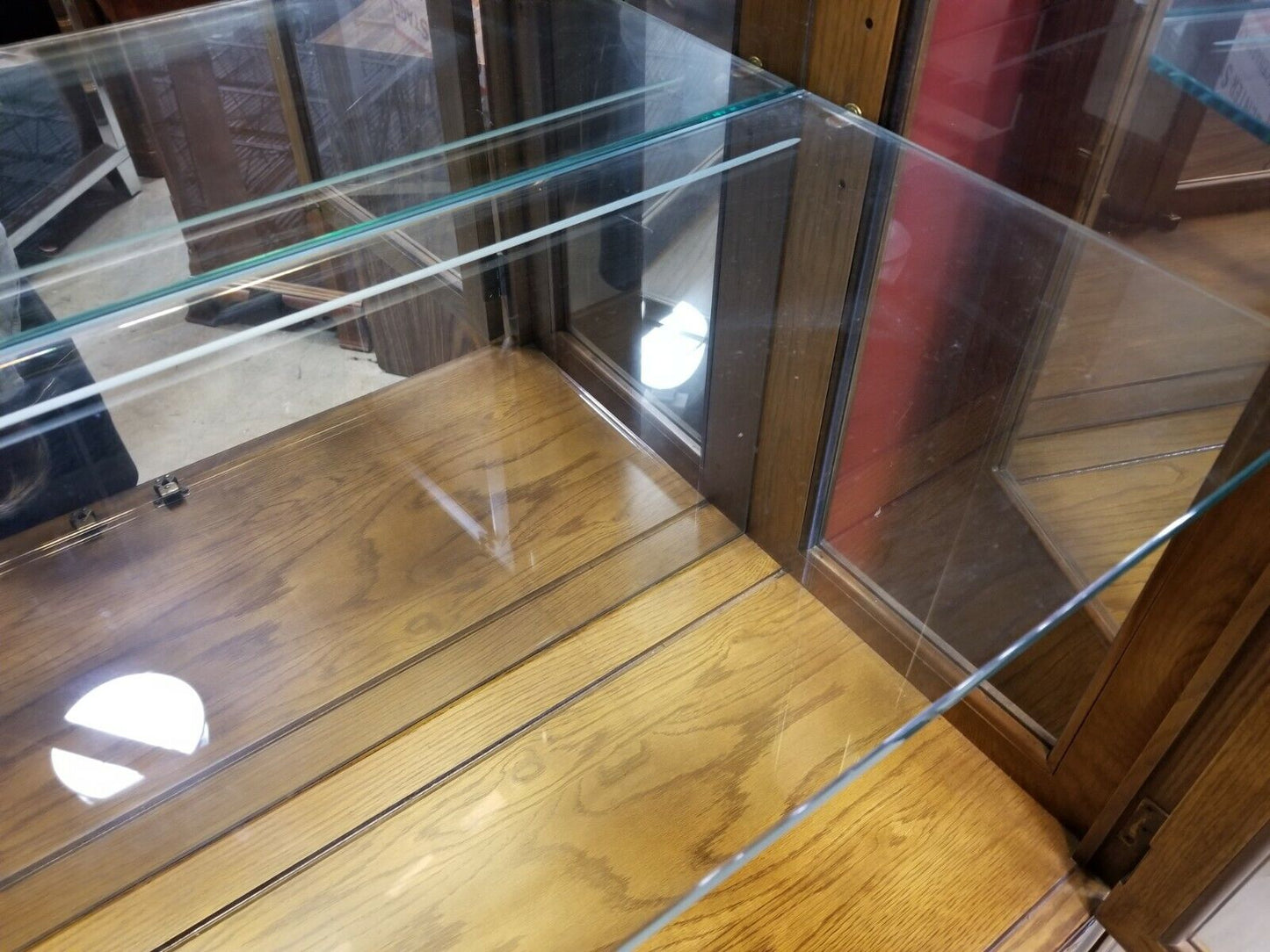 HENREDON VERA CRUZ Campaign Style Vitrine Display Case Buffet Cabinet