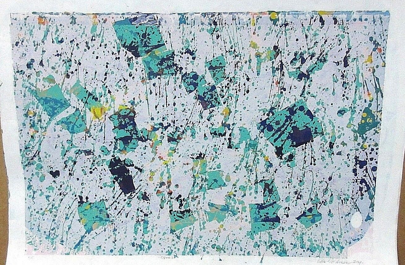 1960 Edward Goldman (1916-2006) Signed Lt Ed 4/46 Imp. Serigraph "HIDDEN BEAUTY"