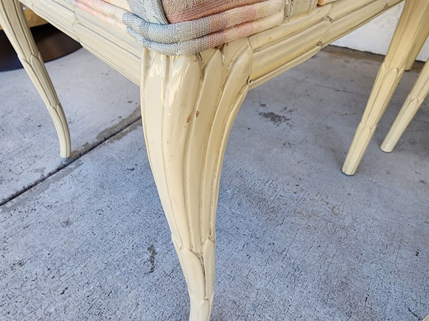 Faux Bois Dining Chairs Lacquered by CENTURY FURNITURE Set of 6