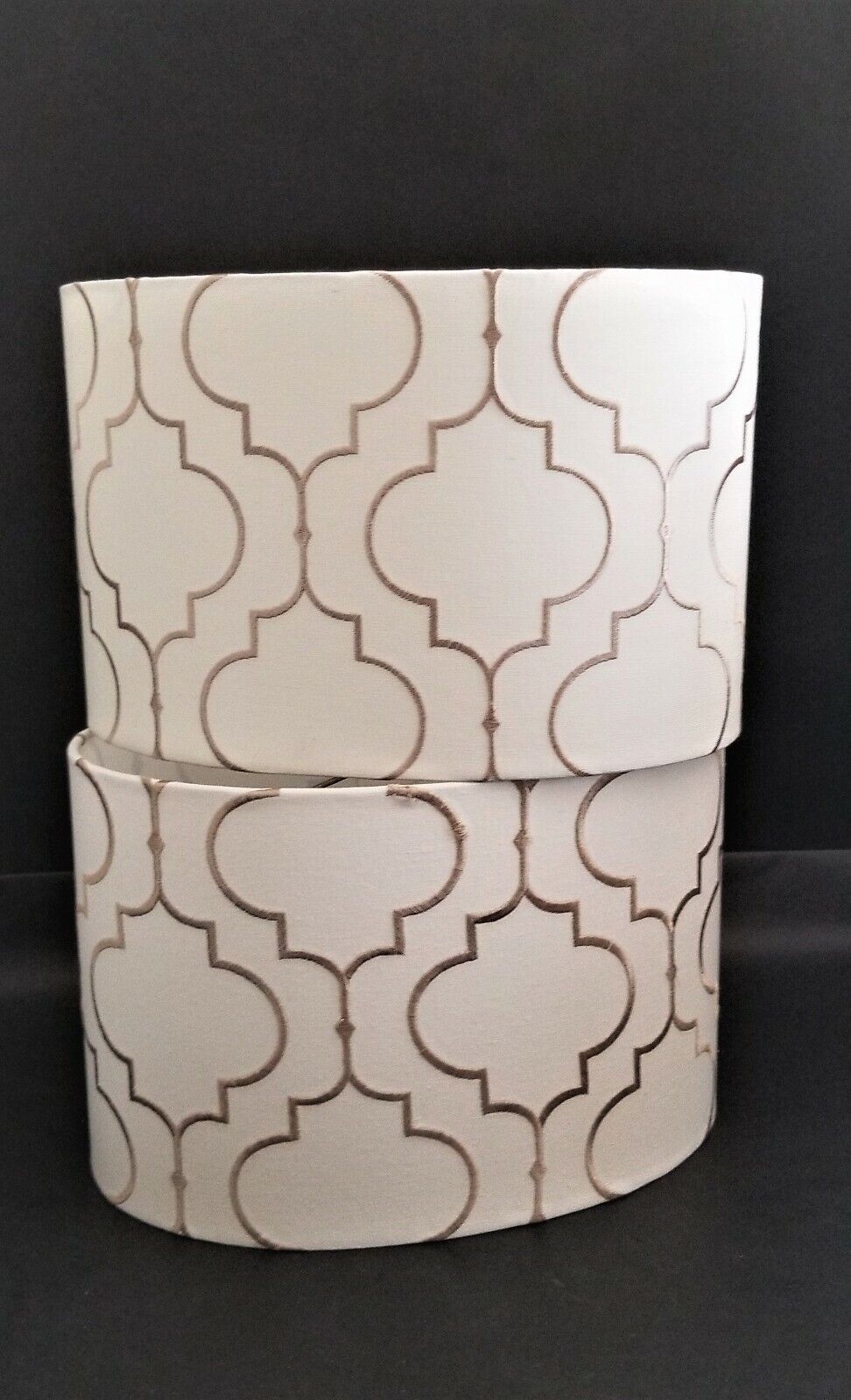 Pair of Elegant LENOX QUOIZEL Table Lamps with Coordinated Shades