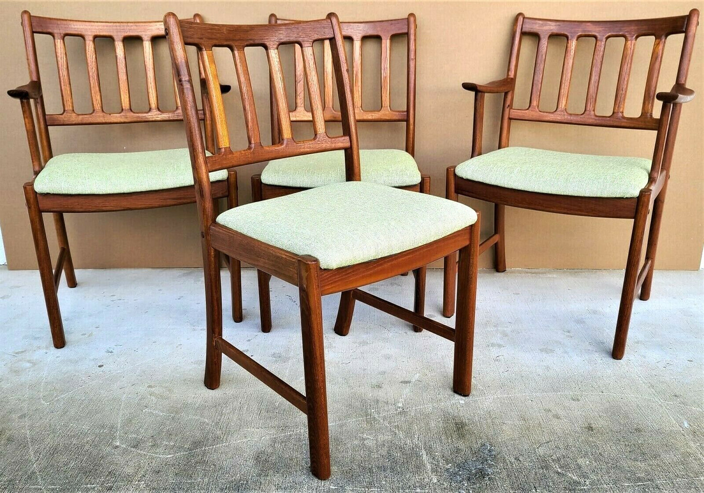 Johannes Andersen Teak Dining Chairs for Uldum Møbelfabrik - Set of 4