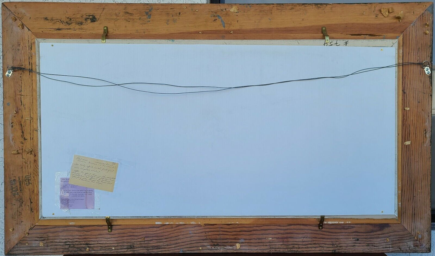 Original Signed HAYWOOD Seascape Landscape Oil Painting