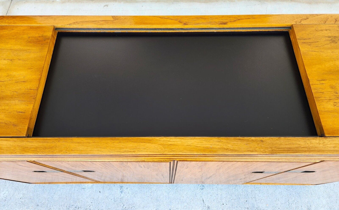 Vintage Dry Bar Buffet Sideboard Campaign Style PREFACE By DREXEL