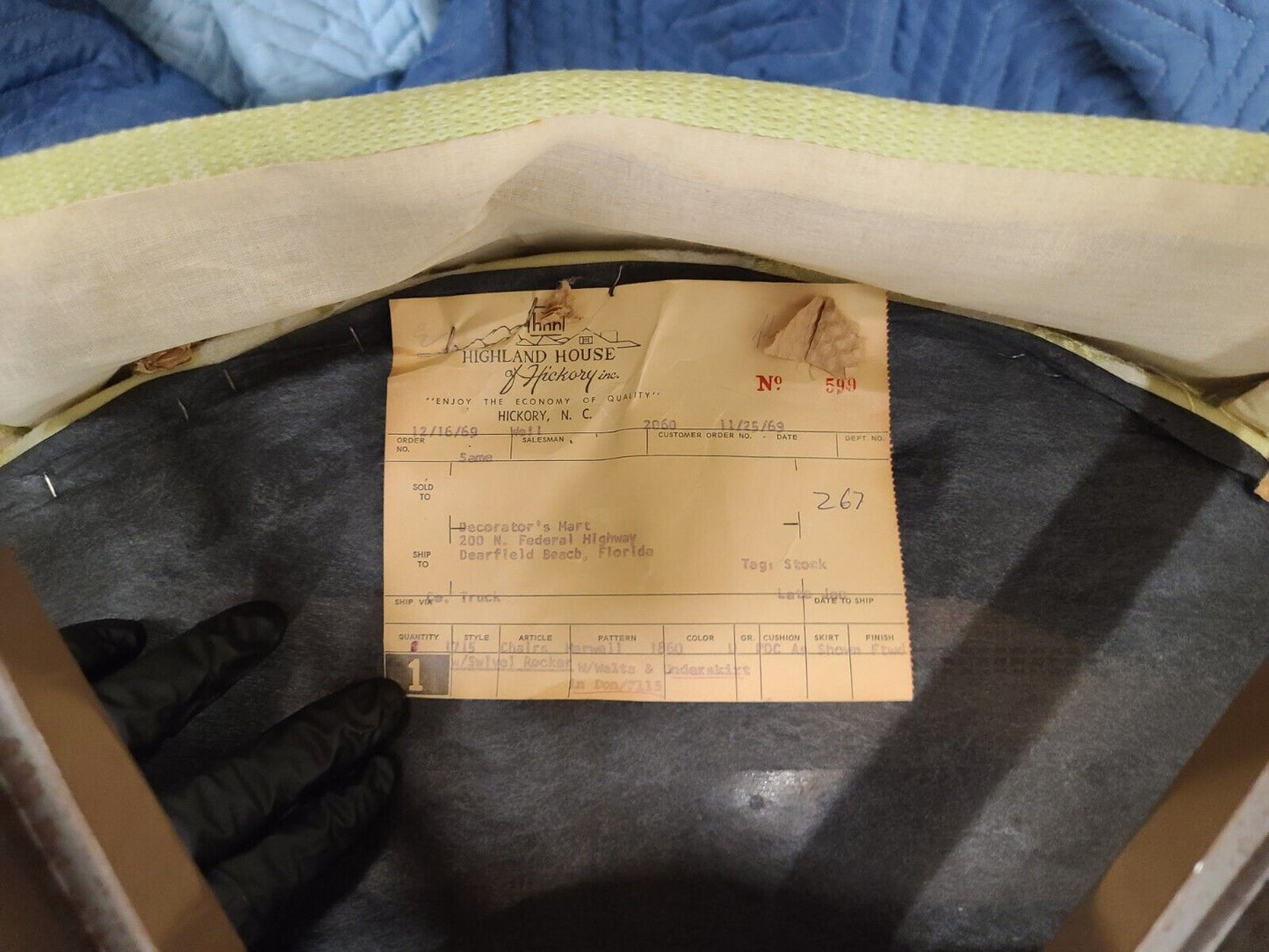 Swivel Rocker Lounge Chair & Ottoman by HICKORY HOUSE