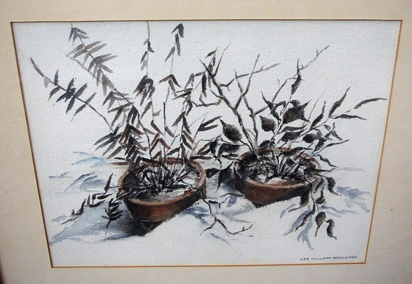 Ilse Dilloff Bergman Oil Painting on Canvas Original Signed Ocean Bay