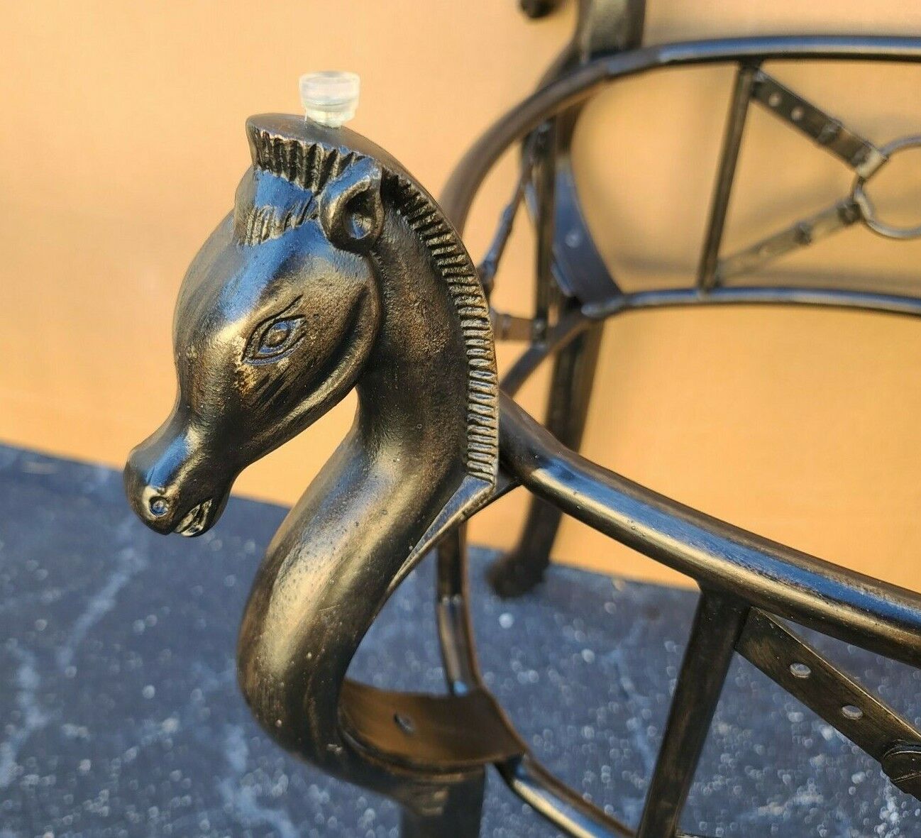 Jacques Adnet Hermes Dining Set Equestrian Horses