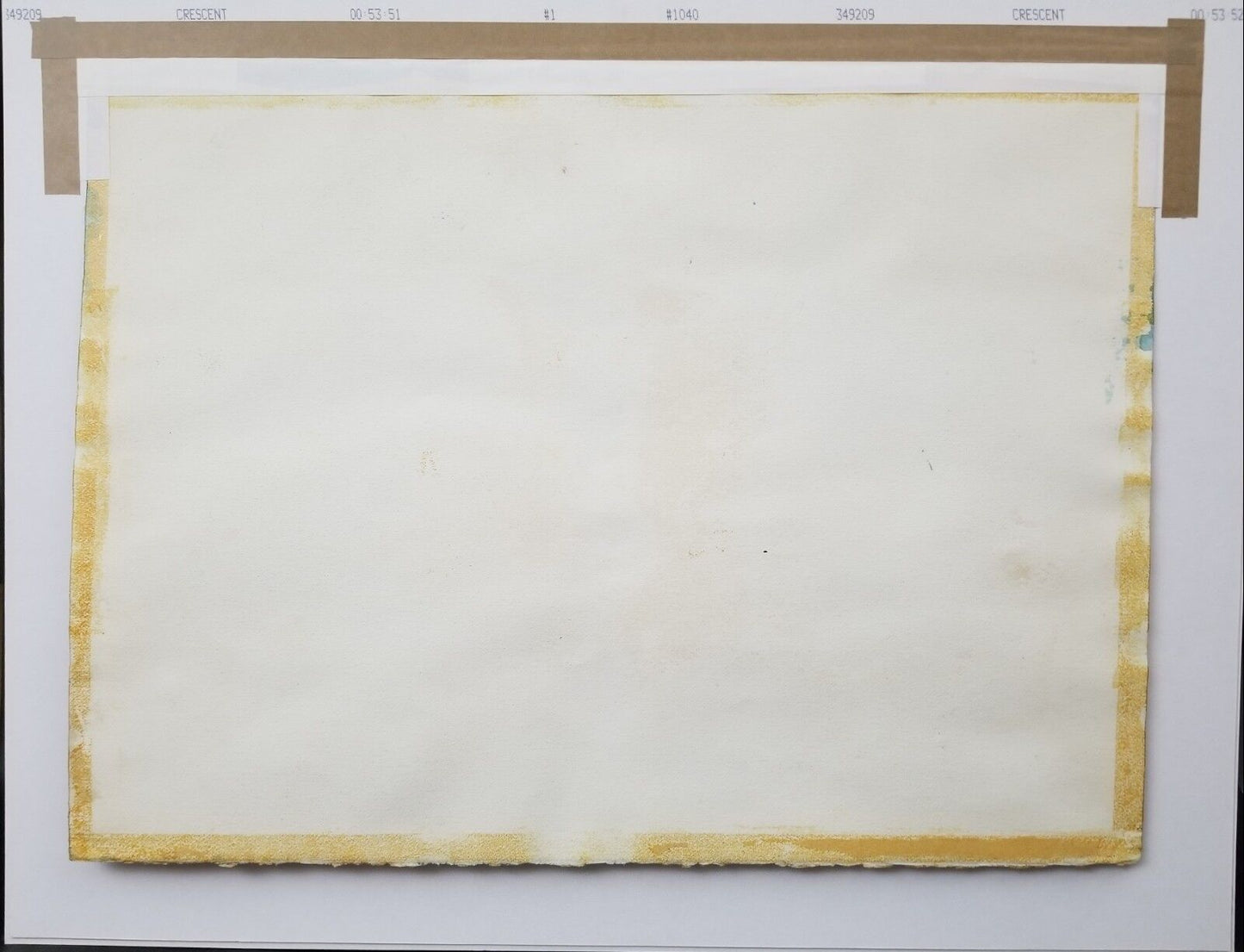 Original Signed G McCONNELL Landscape Farmhouse Watercolor Painting