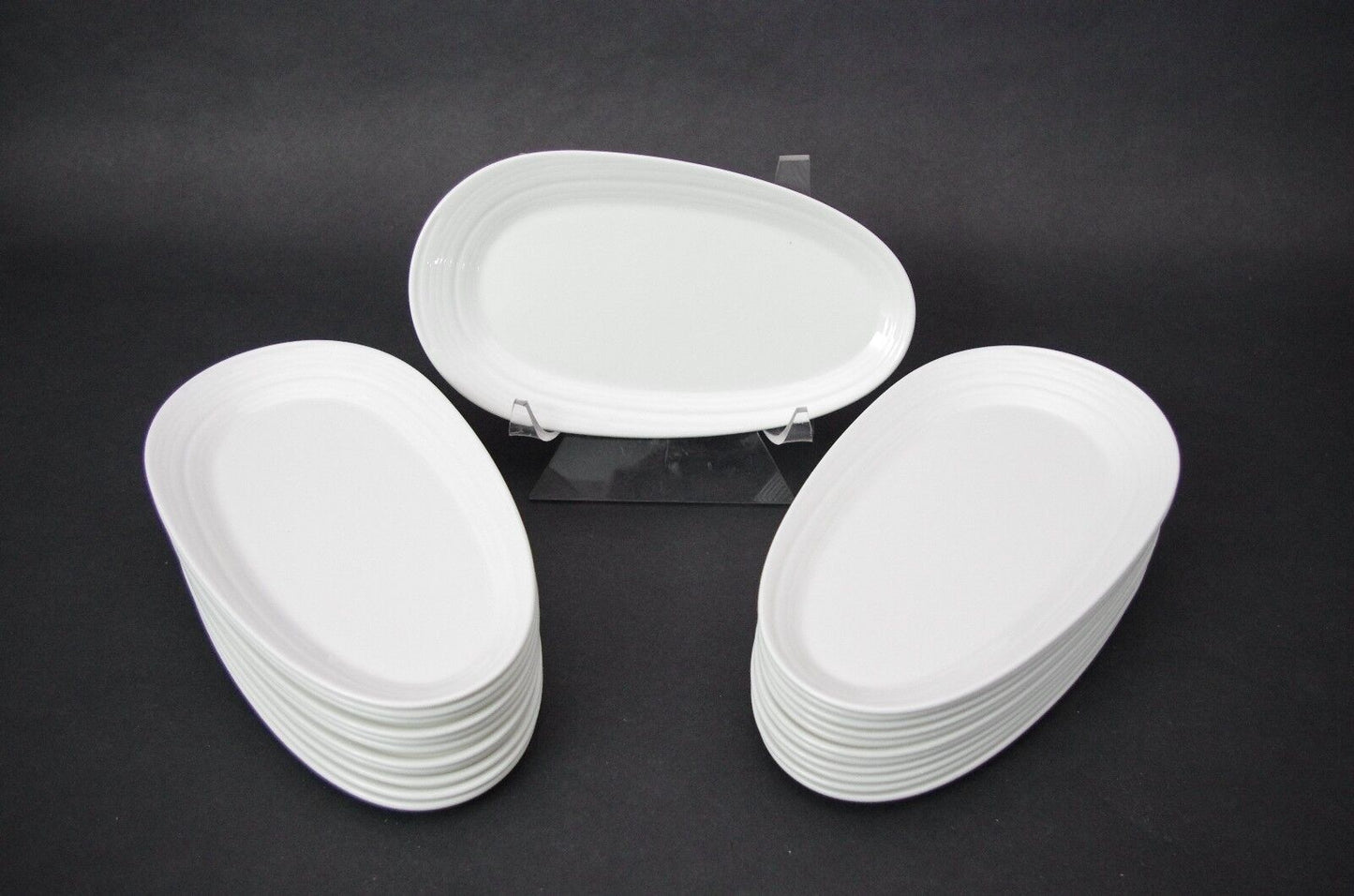(6) Dudson Virgin Atlantic Airways R Welch Porcelain Snack Appetizer Plates 10"