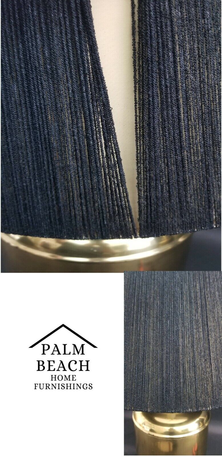 Vintage Large Asian Chinoiserie Brass Tea Canister Table Lamp