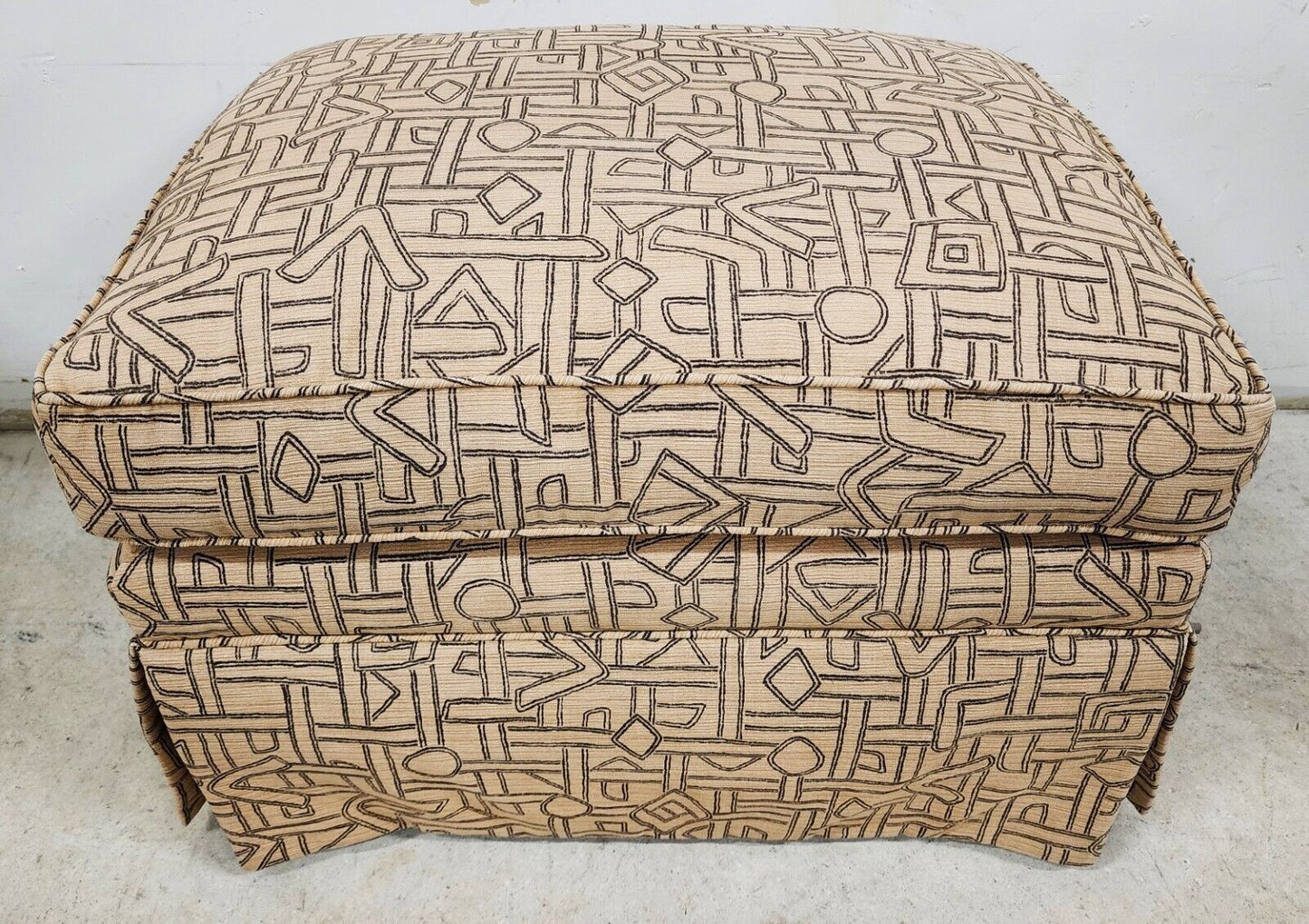 Raleigh Ottoman Geometric by CHARLES STEWART