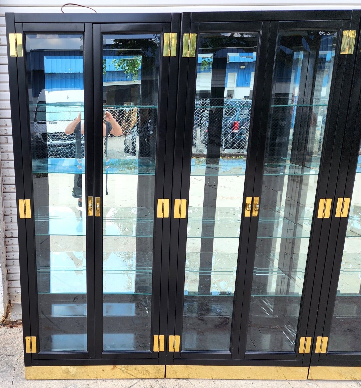 Vintage Display Cases Vitrines by AMERICAN OF MARTINSVILLE -Set of 3