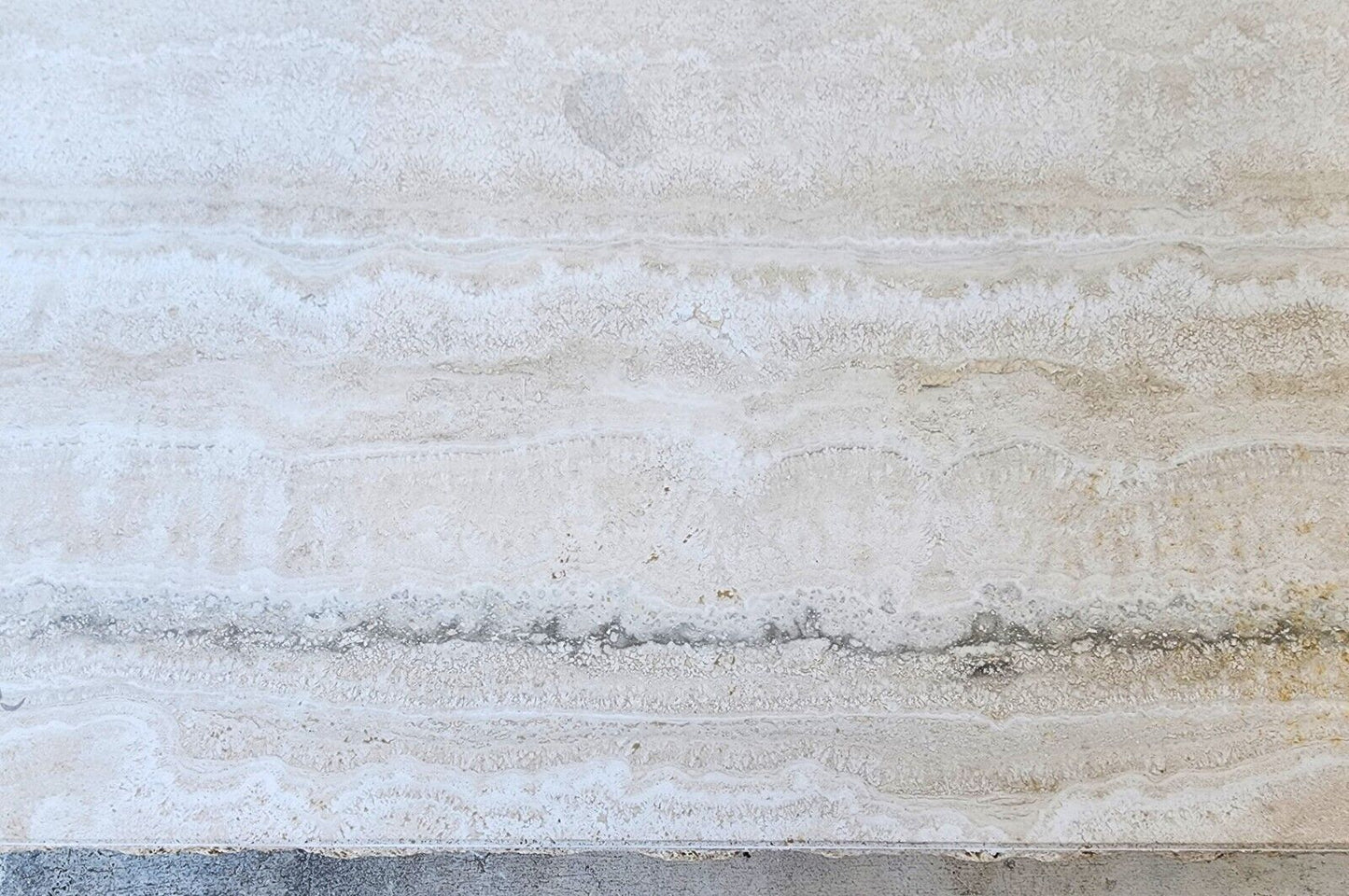 Travertine Coffee Table Italian Live Edge 1970s by STONE INTERNATIONAL