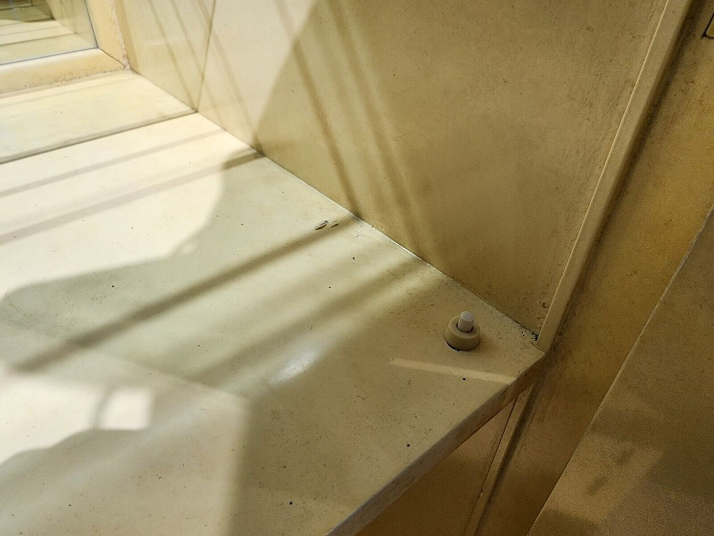 Faux Goatskin Display Etagere Bar Cabinets by JOHN STUART