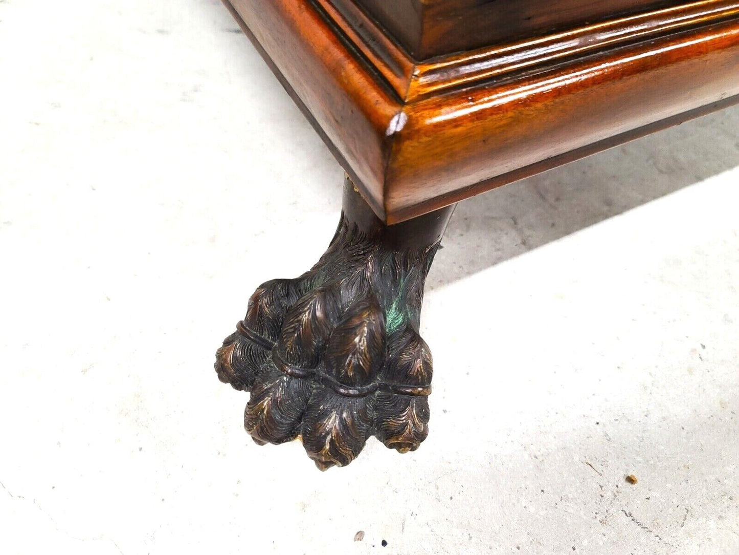 THEODORE ALEXANDER Armoury Collection Etched Brass Cocktail Table 50" x 40"