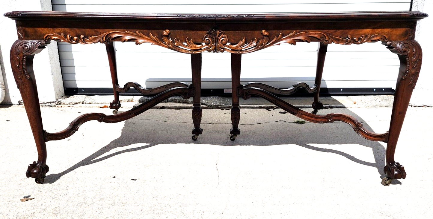 Antique Dining Table Walnut by ROYAL FURNITURE Co as Featured in FORBES MAGAZINE