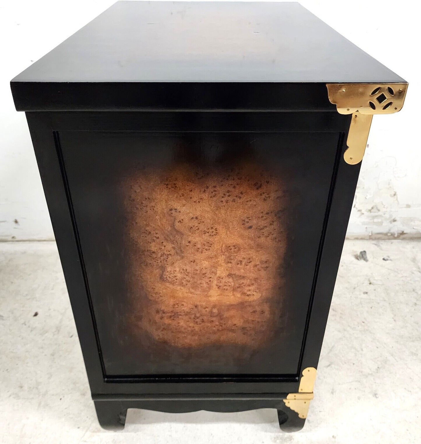 Vintage Asian Nightstand Side Table