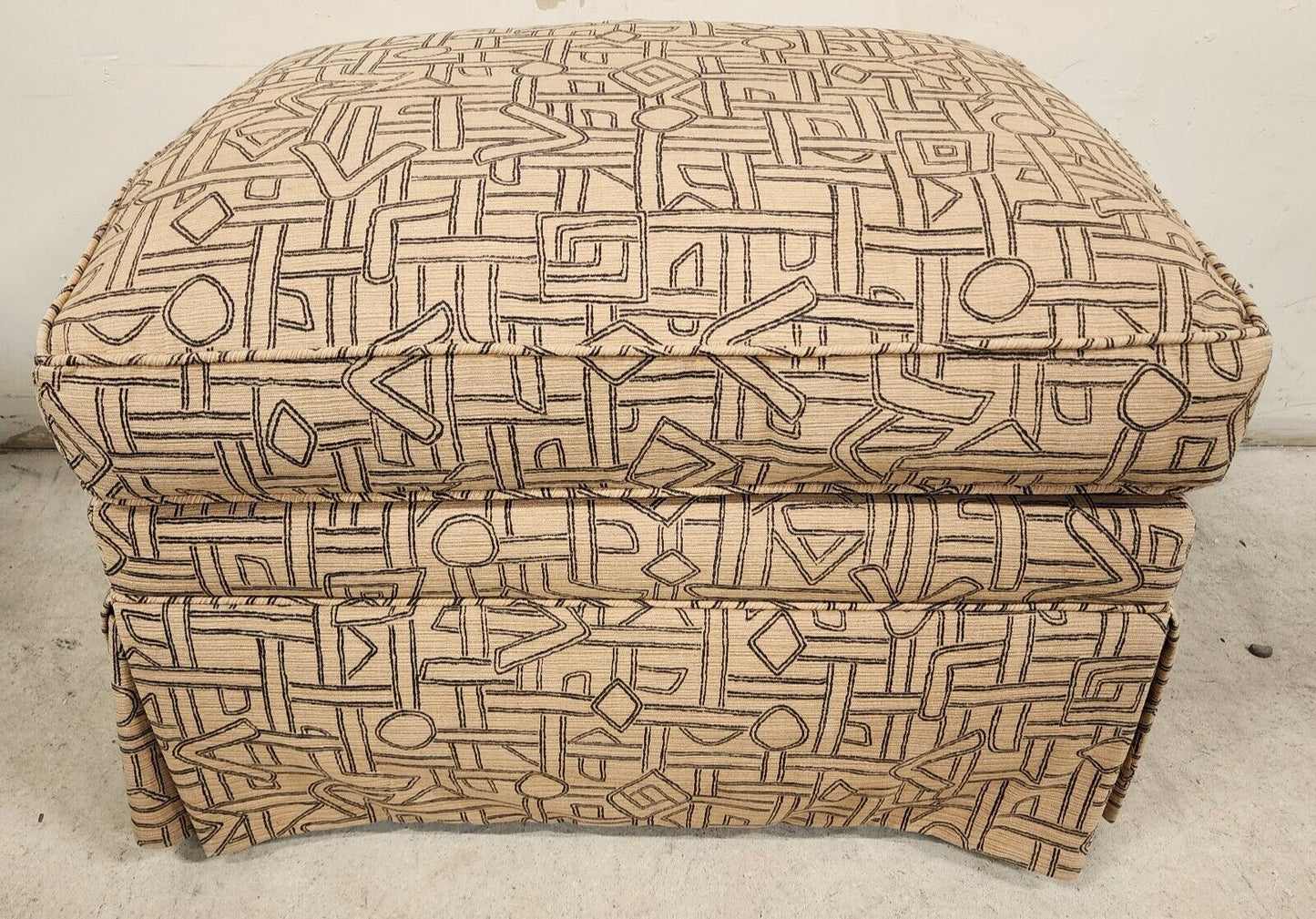 Raleigh Ottoman Geometric by CHARLES STEWART
