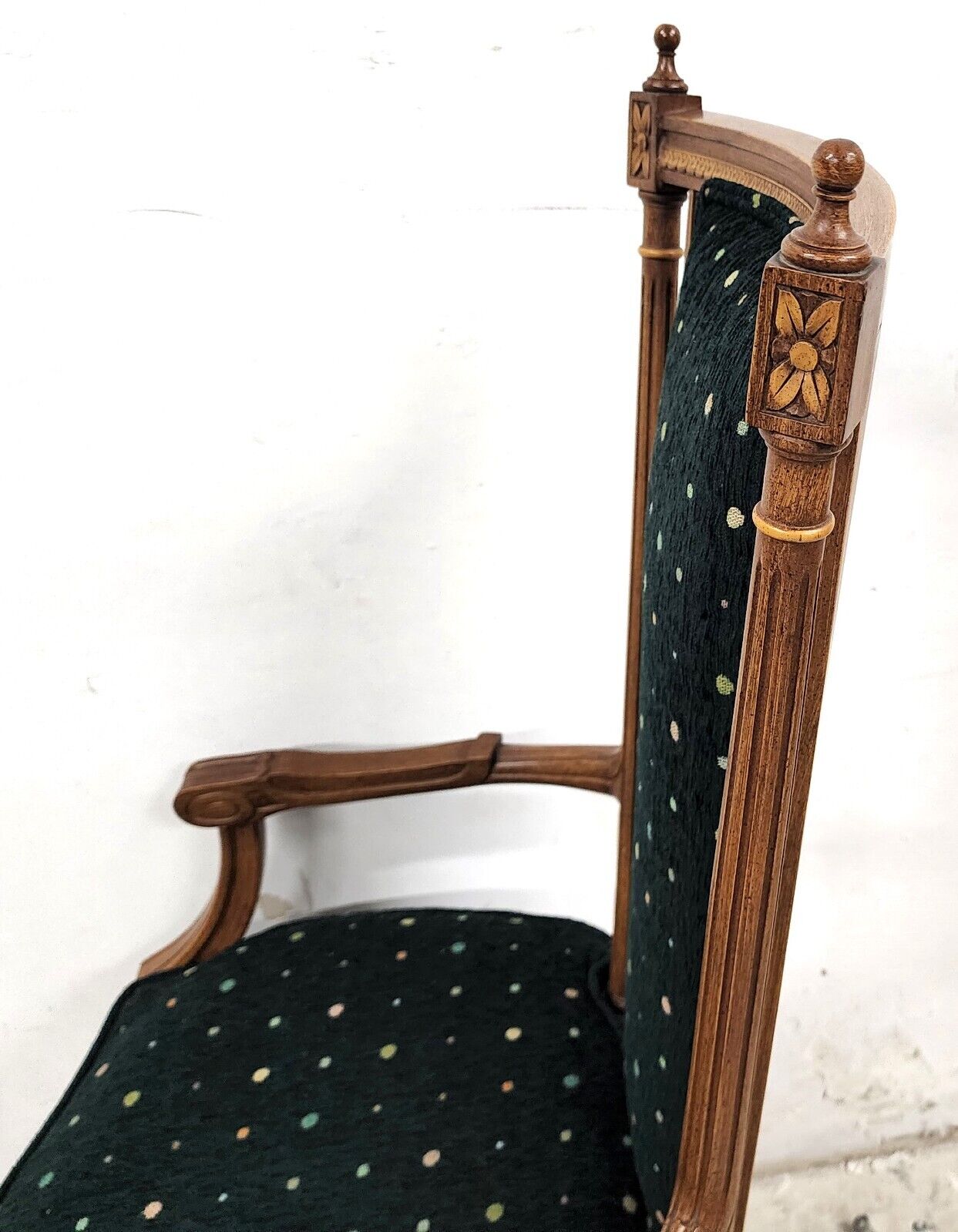 Vintage Italian Renaissance Desk Dining Accent Armchair